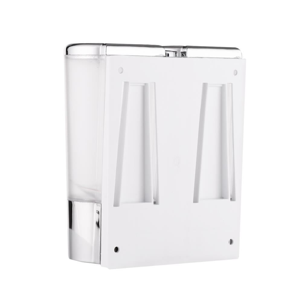 ที่กดสบู่ 2 ช่อง MOYA TG111C-2 สีใส-โครม