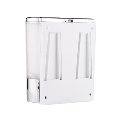 ที่กดสบู่ 2 ช่อง MOYA TG111C-2 สีใส-โครม_2