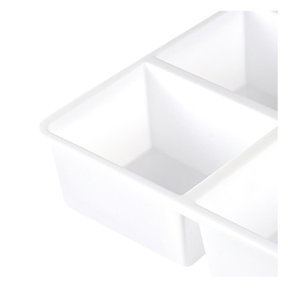 กล่องแบ่งช่อง 6 ช่อง STACKO TLR-106 29x23.8x6.3 ซม. สีขาว