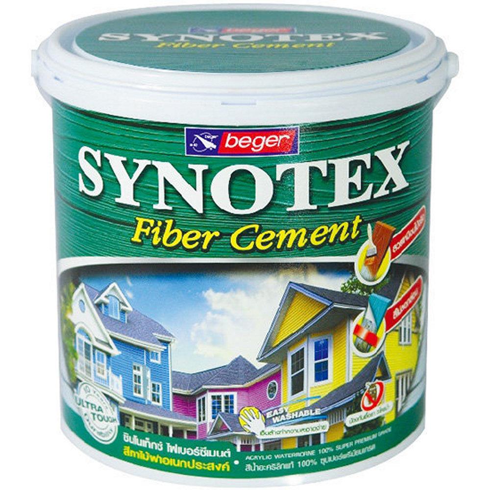 สีทาไม้ฝาไฟเบอร์ซีเมนต์ BEGER SYNOTEX โปร่งแสง เงา 1 แกลลอน