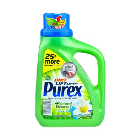น้ำยาซักผ้า PUREX 1,480ml LINEN & LILES