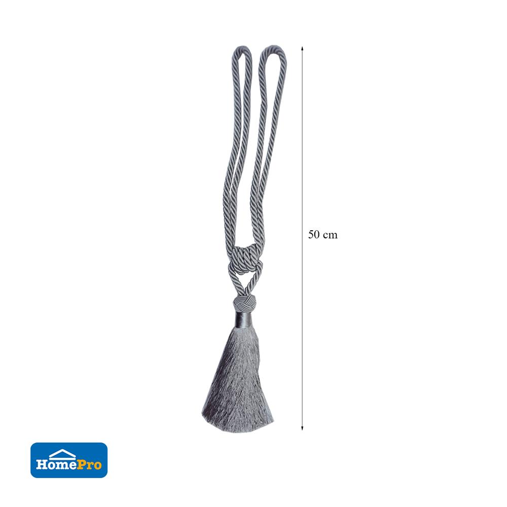 สายรวบม่าน HOME LIVING STYLE PIPPA-R สีเงิน