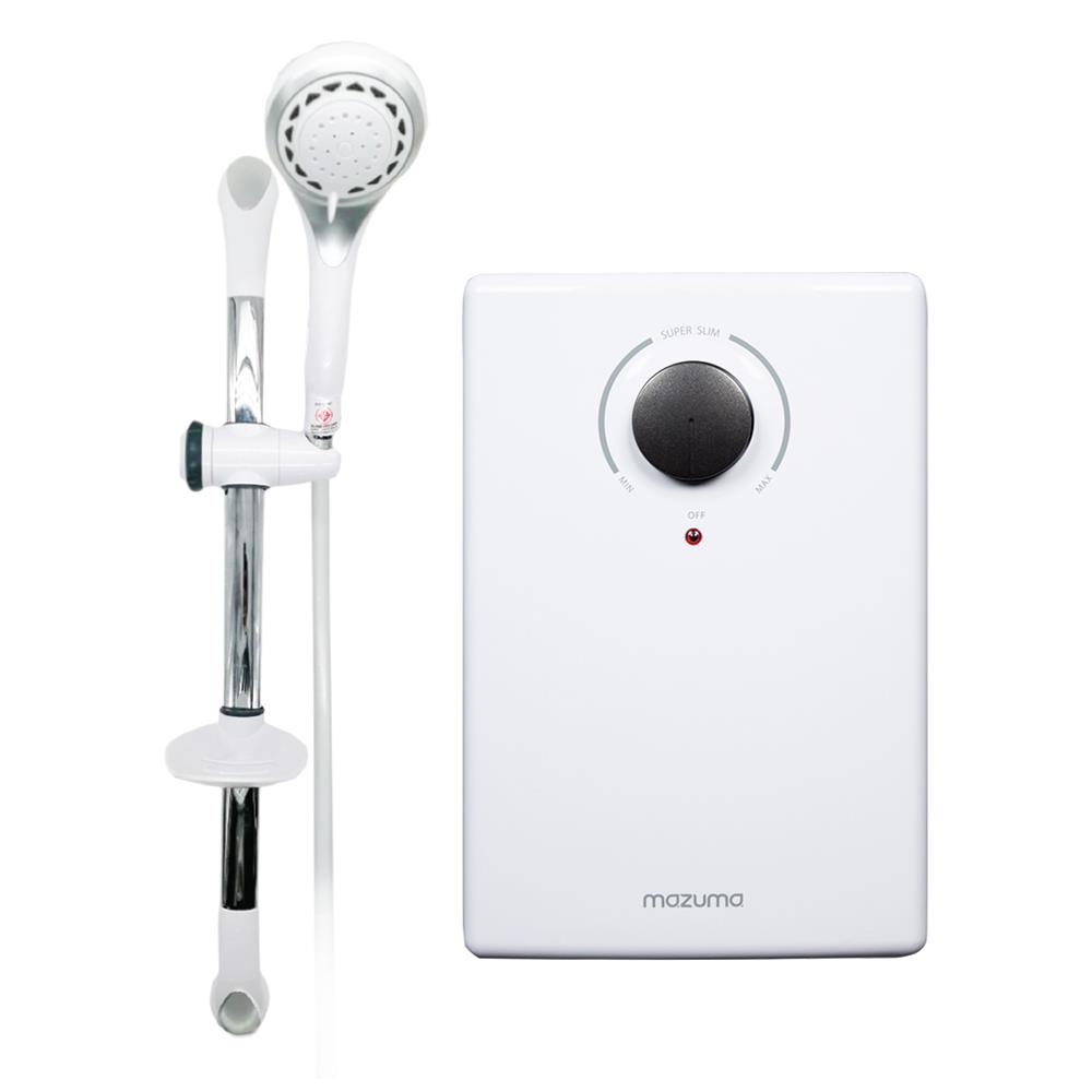 เครื่องทำน้ำอุ่น MAZUMA SUPER SLIM 3500 วัตต์ สีขาว