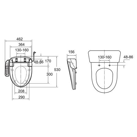 ฝารองนั่งอัตโนมัติ AMERICAN STANDARD EB-NB1160N_1