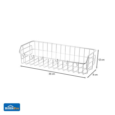 ชั้นแขวนสเตนเลส1ชั้นเล็กเหลี่ยมKECH-102_3