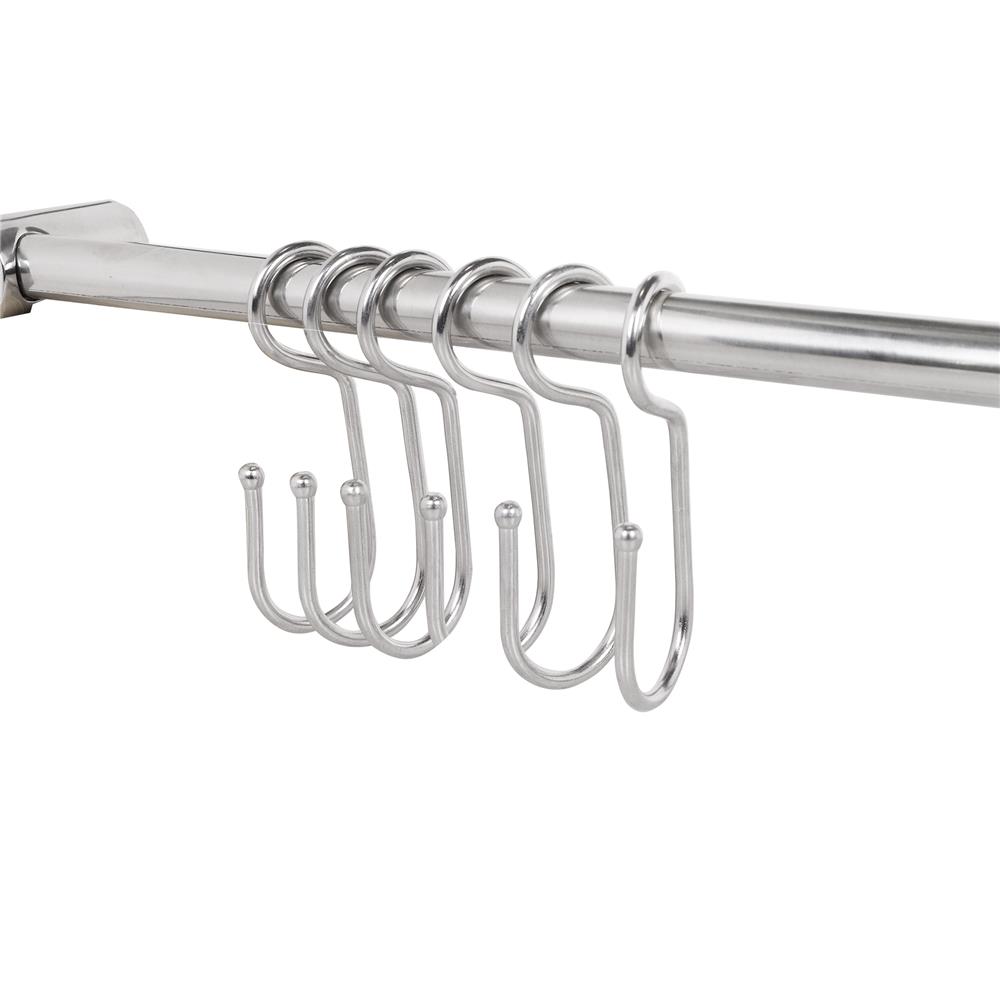 ราวแขวนสเตนเลส 80 ซม. 6 ตะขอJ EKONO