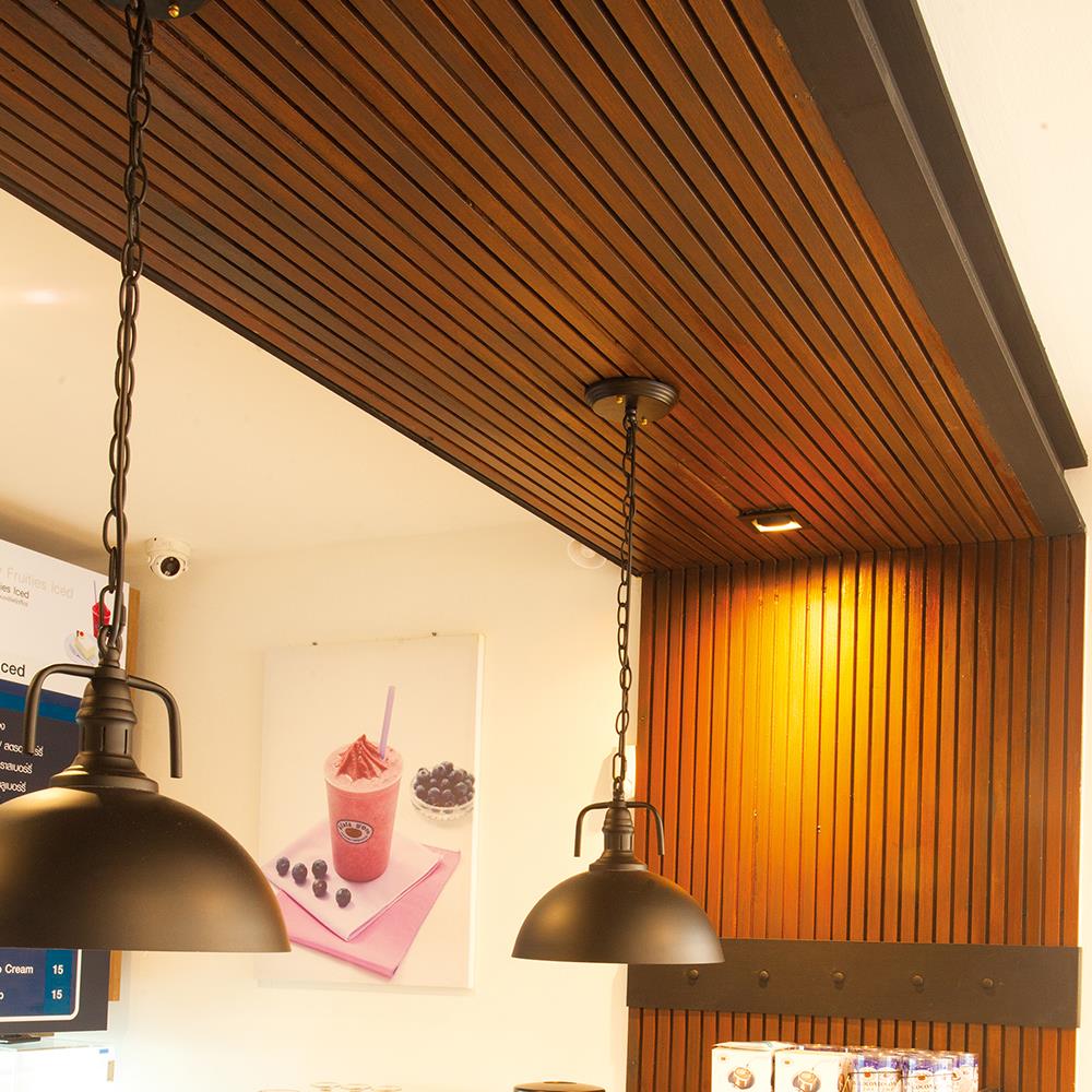 ไม้ระแนง ตกแต่งผนัง CONWOOD 10.2X305X2.5 ซม. สีธรรมชาติ