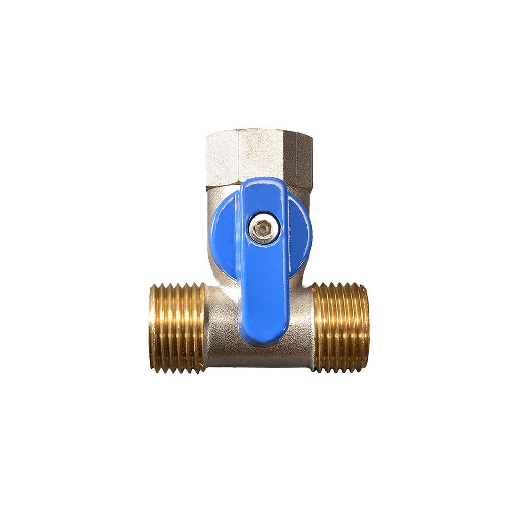 มินิบอลวาล์ว PP MFM 1/2 นิ้ว สีน้ำเงิน