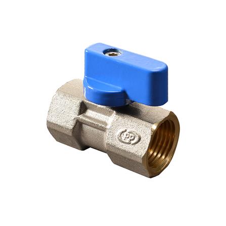 มินิบอลวาล์ว PP FF 1/2 นิ้ว สีน้ำเงิน