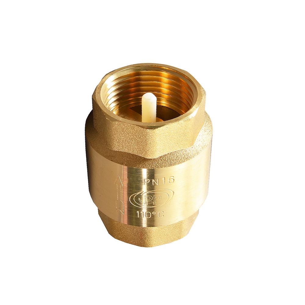 เช็ควาล์วสปริง PP 1/2 นิ้ว สีทอง