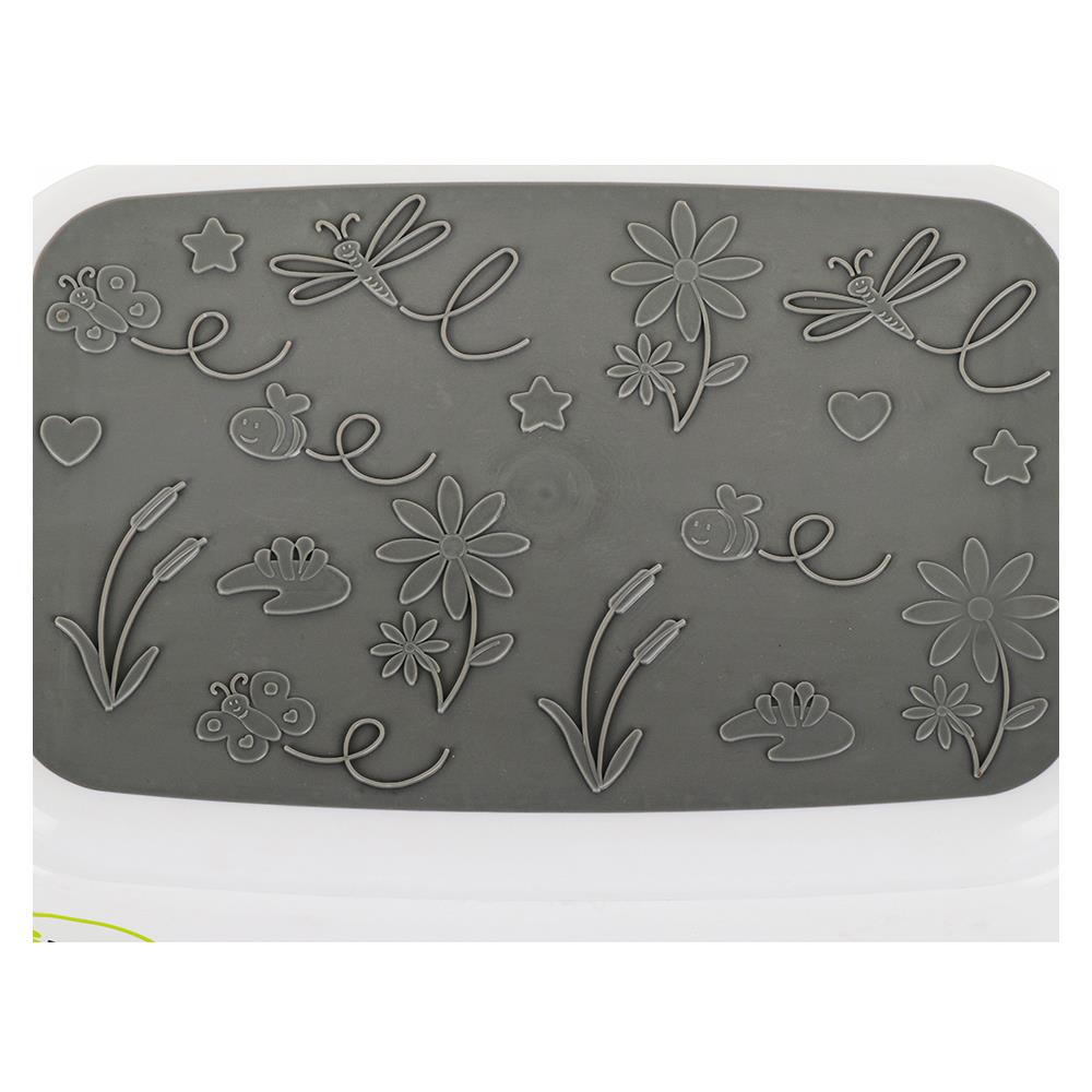 เก้าอี้เหลียม หน้ายาง PLIM 16.7x36.8x24.5cm สีขาว