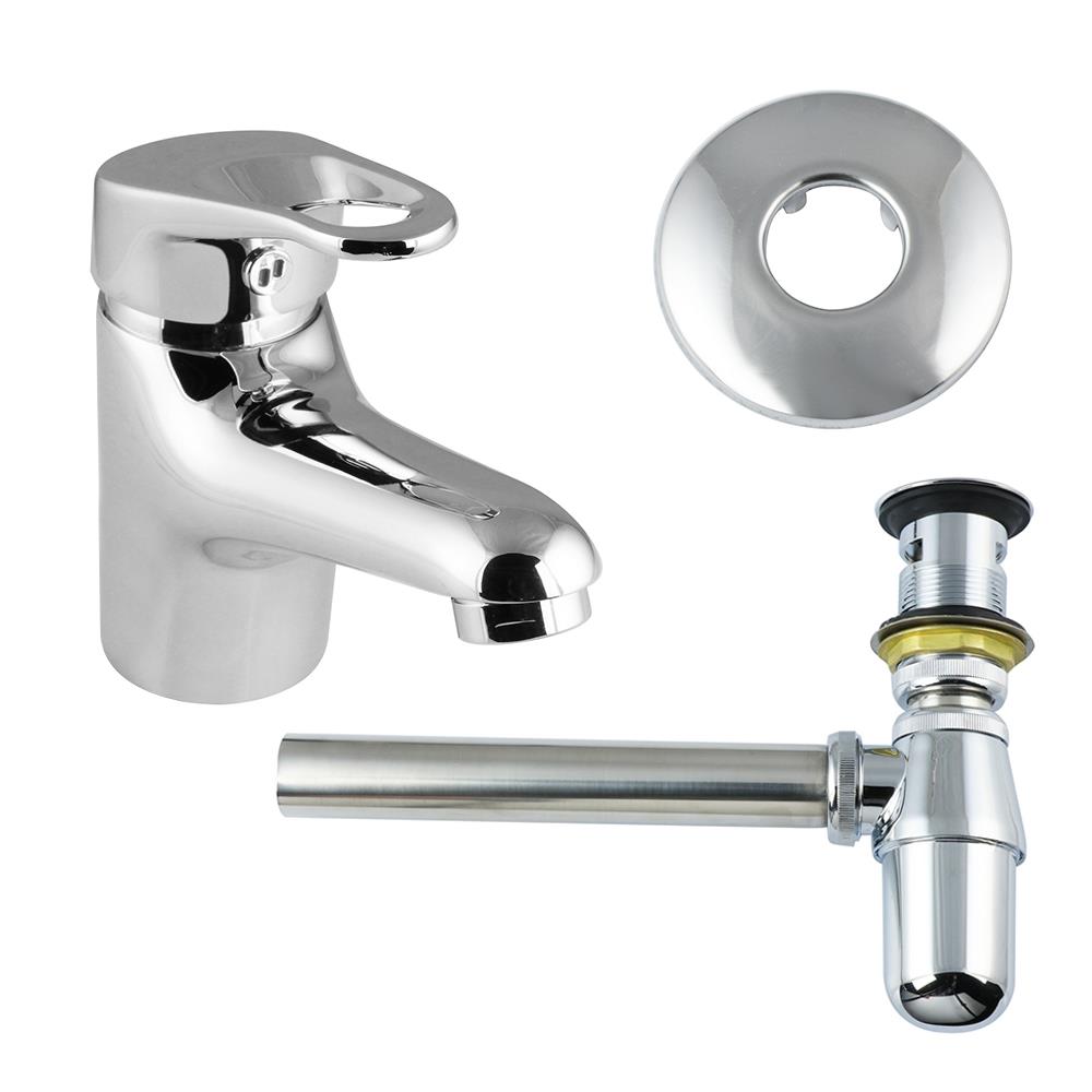 ก๊อกอ่างล้างหน้าเดี่ยว KARAT KFA-029-610 สีโครม