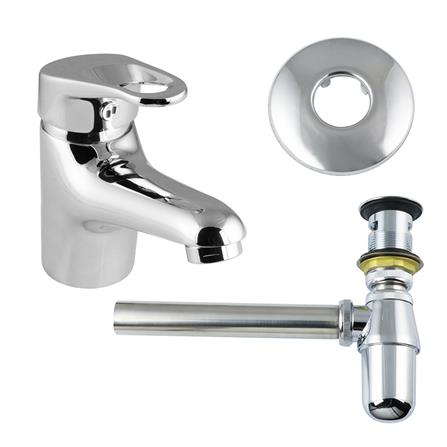 ก๊อกอ่างล้างหน้าเดี่ยว KARAT KFA-029-610 สีโครม_0