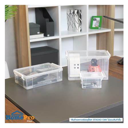 กล่องหูล็อค STACKO CM4 8.4x12x6.7 ซม. สีใส_4