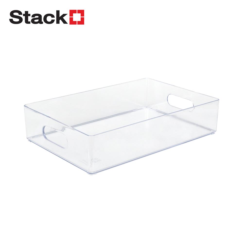 กล่องแบ่งช่อง 1 ช่อง STACKO TLV602 16.3x24.6x5.6 ซม. สีใส_1