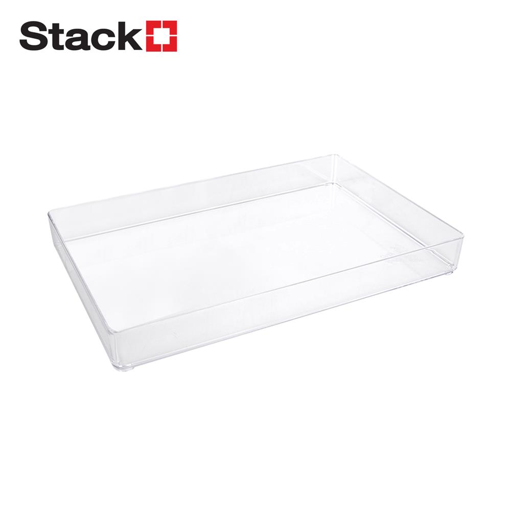 กล่องแบ่งช่อง 1 ช่อง STACKO TLV603 16.3x24.6x2.9 ซม. สีใส_1