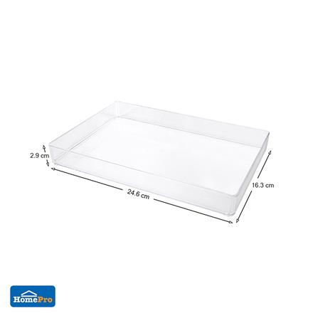 กล่องแบ่งช่อง 1 ช่อง STACKO TLV603 16.3x24.6x2.9 ซม. สีใส_5