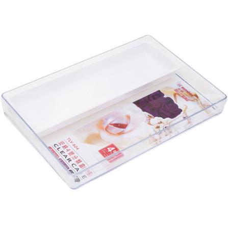 กล่องแบ่งช่อง 2 ช่อง KEYWAY TLV604 16.3X24.6X5.6 ซม. สีใส_0