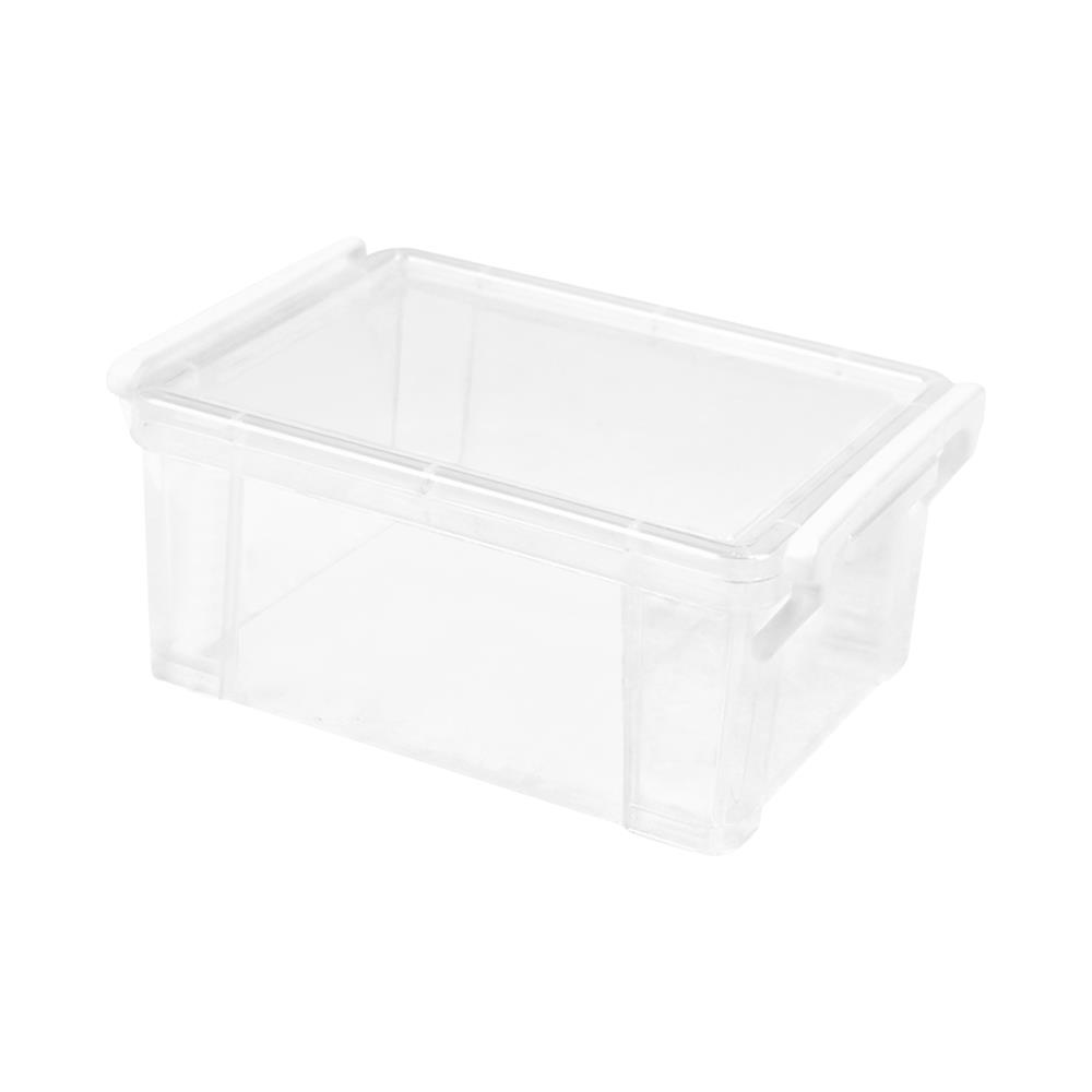 กล่องหูล็อก STACKO CM3 11.7x16.4x7.4 ซม. สีใส