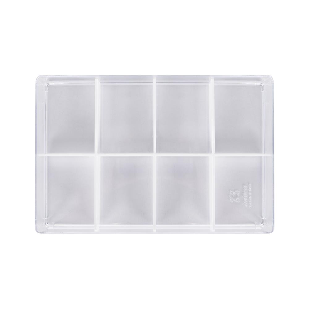 กล่องแบ่งช่อง 8 ช่อง STACKO TLV605 16.3x24.6x2.9 ซม. สีใส