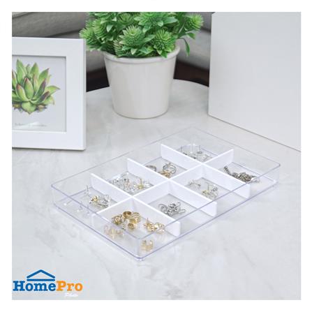 กล่องแบ่งช่อง 8 ช่อง STACKO TLV605 16.3x24.6x2.9 ซม. สีใส_4