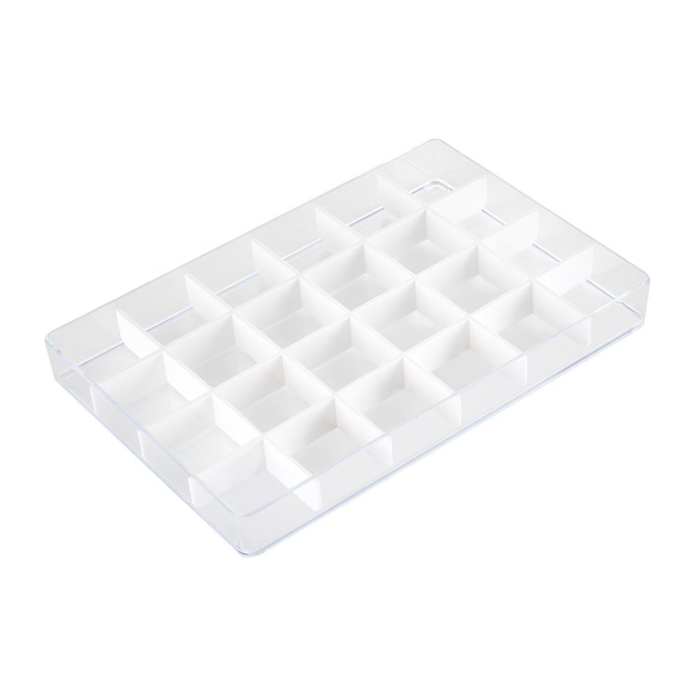 กล่องแบ่งช่อง 24 ช่อง STACKO TLV606 16.3x24.6x2.9 ซม. สีใส_1