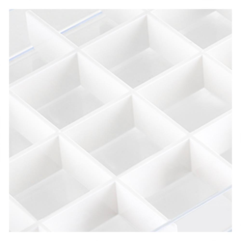 กล่องแบ่งช่อง 24 ช่อง STACKO TLV606 16.3x24.6x2.9 ซม. สีใส