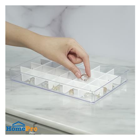 กล่องแบ่งช่อง 24 ช่อง STACKO TLV606 16.3x24.6x2.9 ซม. สีใส_4