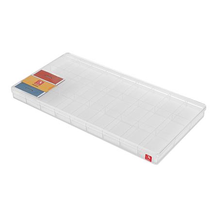 กล่องแบ่งช่อง 27 ช่อง พร้อมฟองน้ำ BOXBOX 6127SPL สีใส_1