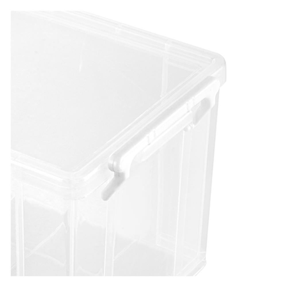 กล่องหูล็อก STACKO CM1 15.1x24.2x13.9 ซม. สีใส