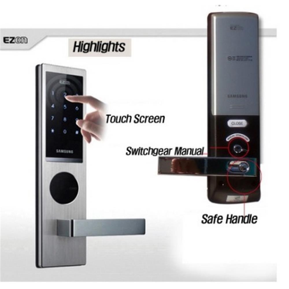 กลอนดิจิตอล SAMSUNG SHS-6020 สีสเตนเลส