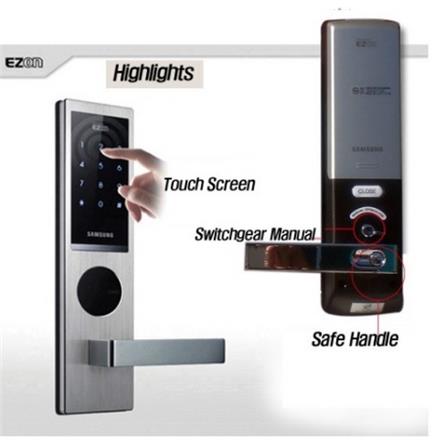 กลอนดิจิตอล SAMSUNG SHS-6020 สีสเตนเลส_2