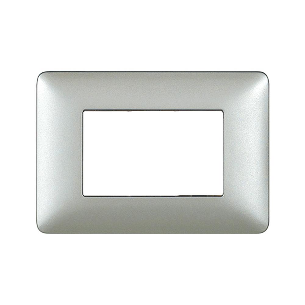 หน้ากาก 3 ช่อง BTICINO SAM4803MTA สีไทเทเนียม