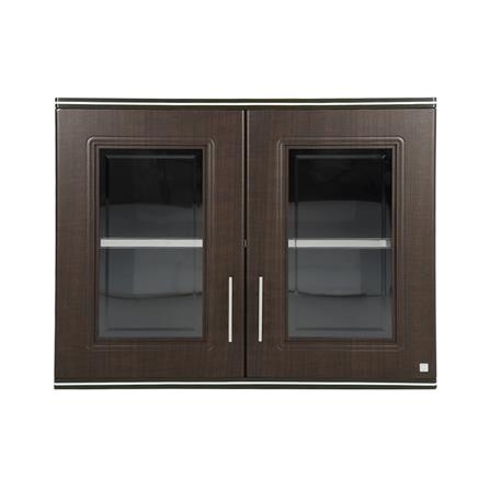 ตู้คู่ ABS KING PLAT-Zercon 90x67.8 ซม. สีโอ๊ค