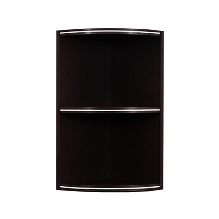 ชั้นจบมุมโค้ง KING PLATINUM 32x67.8 ซม. สีโอ๊ค