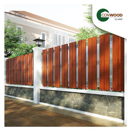 ไม้รั้ว หัวตัด CONWOOD ชัยพฤกษ์ หน้า 4 นิ้ว 10X150X1.6 ซม. สีขาวงาช้าง_3