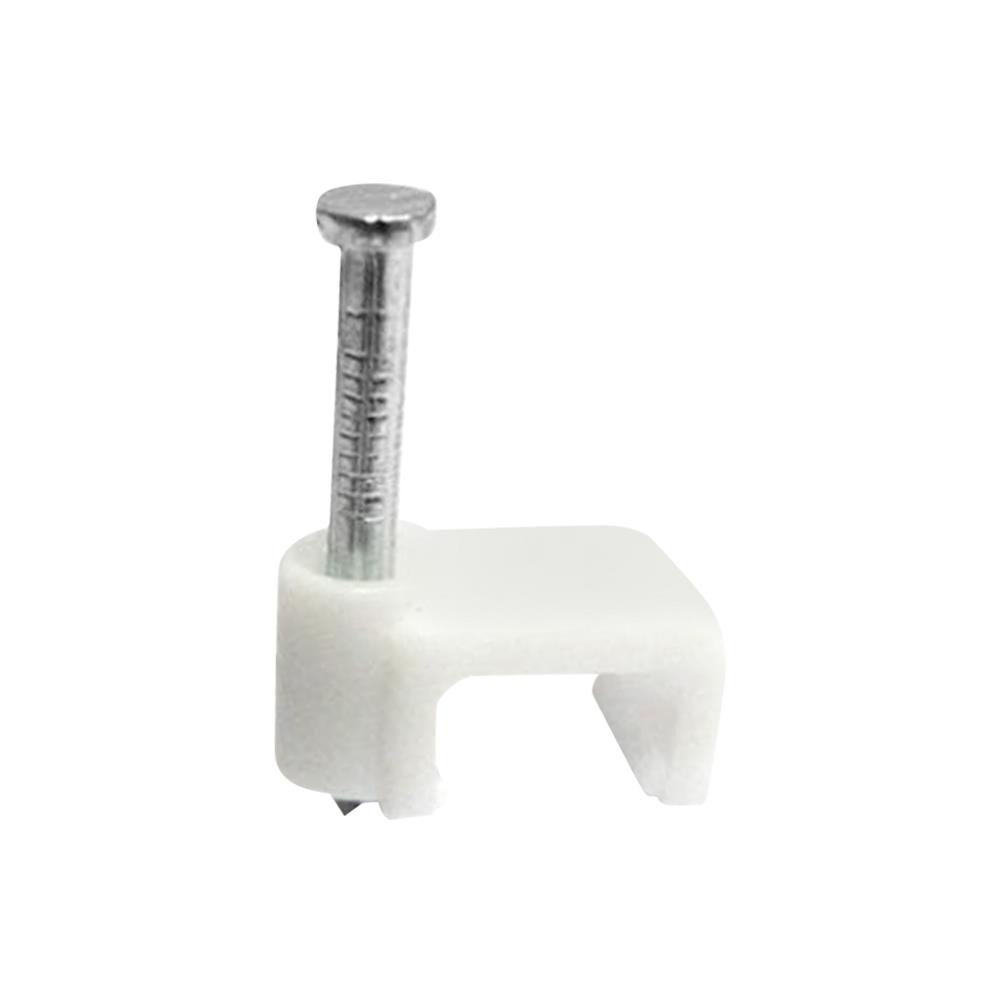 กิ๊บรัดสายโทรศัพท์ SANTORY HSF 9 มิลลิเมตร VAF 2x1.5 ตารางเมตร ขาว