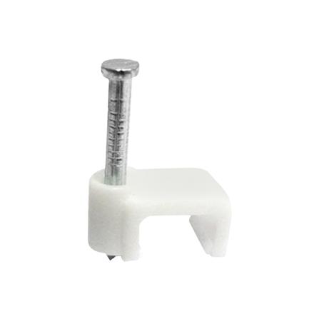 กิ๊บรัดสายโทรศัพท์ SANTORY HSF 9 มิลลิเมตร VAF 2x1.5 ตารางเมตร ขาว_0