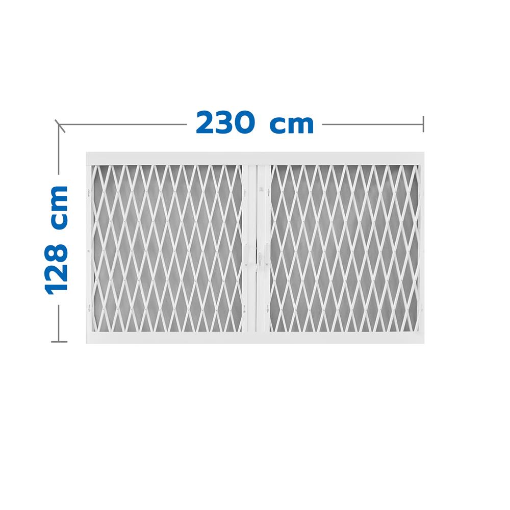 หน้าต่างนิรภัยสำเร็จรูป S.D.BRILLIANT 230x128 ซม.