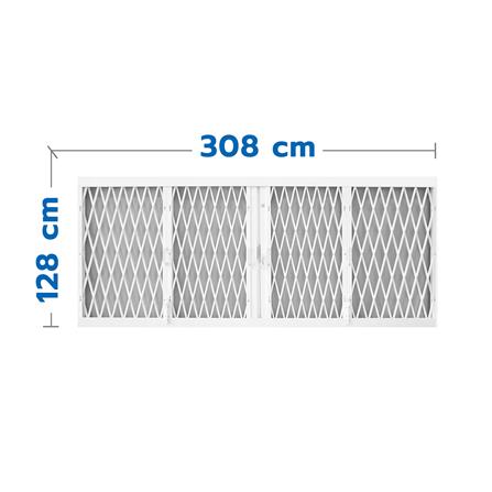 หน้าต่างนิรภัยสำเร็จรูป S.D.BRILLIANT 308x128 ซม.