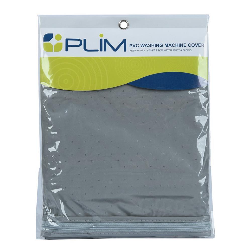 ผ้าคลุมเครื่องซักผ้าฝาหน้า PVC PLIM สีเทา