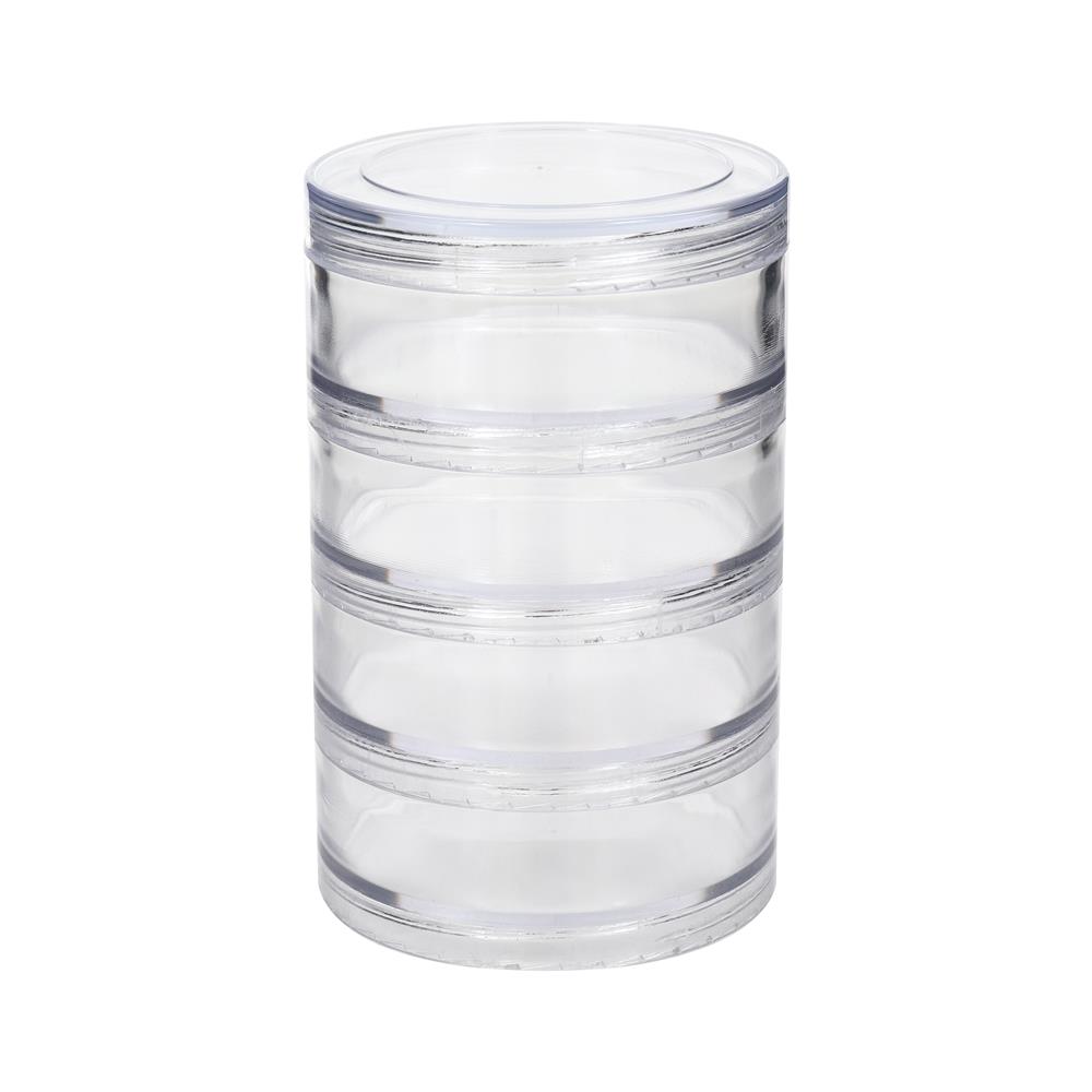 กล่องแบ่งช่อง 1 ช่อง STACKO TLC-704 7x7x11 ซม. สีใส