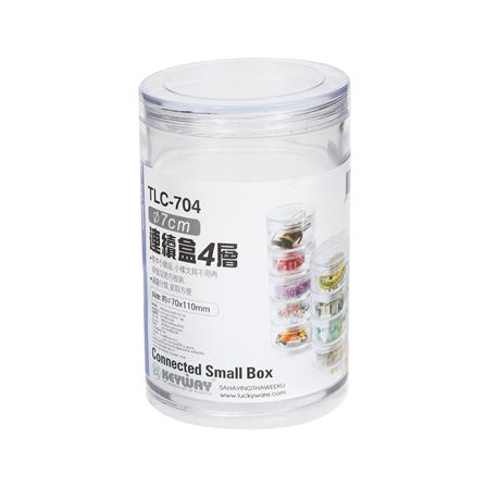 กล่องแบ่งช่อง 1 ช่อง STACKO TLC-704 7x7x11 ซม. สีใส_1