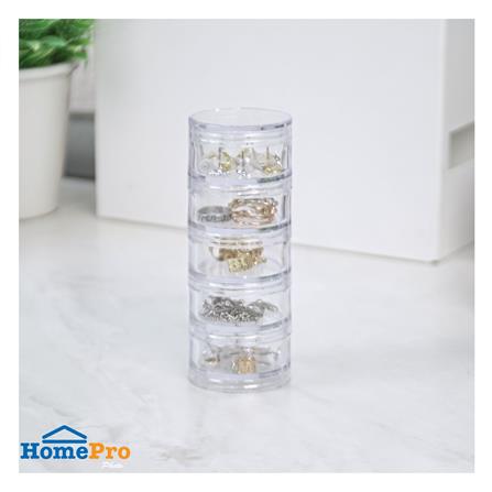 กล่องแบ่งช่อง 1 ช่อง STACKO TLC-505 5x5x13.5 ซม. สีใส_4