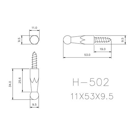 ขอแขวนผ้า WS H-520 สเตนเลส_1
