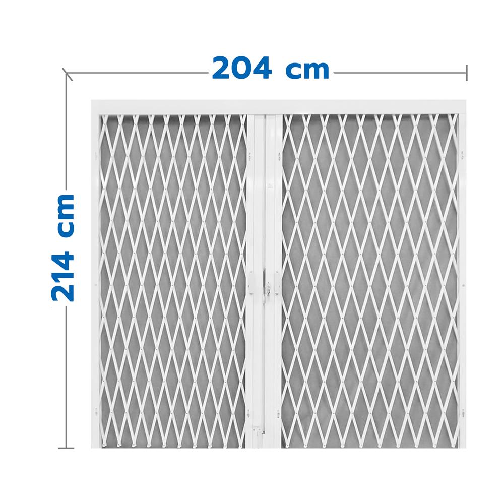 ประตูเหล็กนิรภัยสำเร็จรูป S.D.BRILLIANT 204x214 ซม.