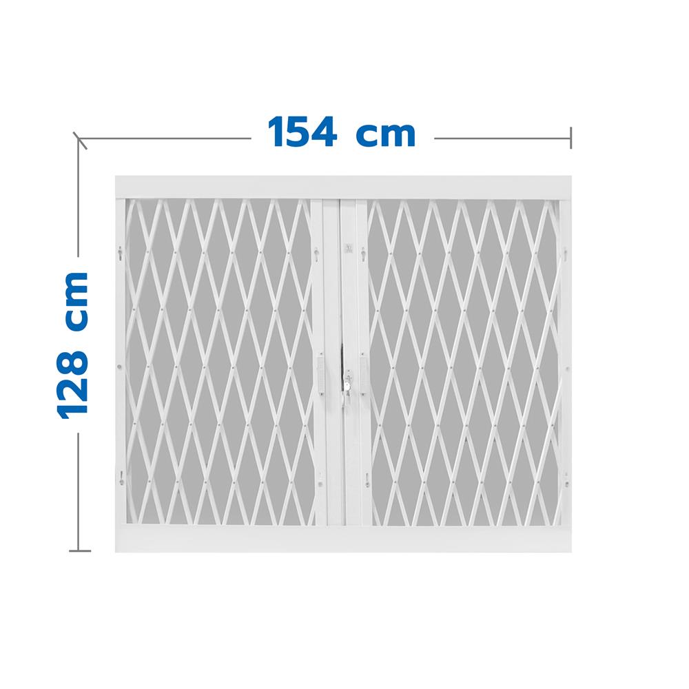 หน้าต่างนิรภัยสำเร็จรูป S.D.BRILLIANT 154x128 ซม.