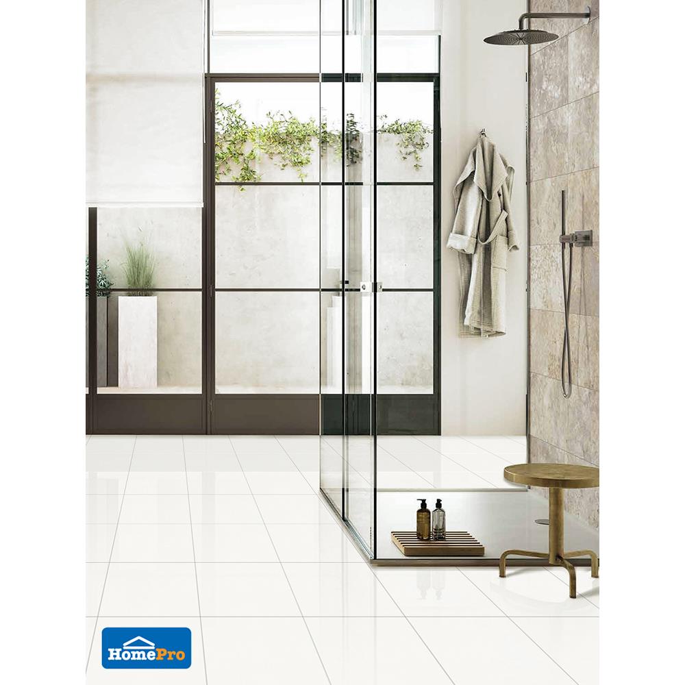 กระเบื้องพื้น 12x12 นิ้ว DURAGRES D-108 ขาว A