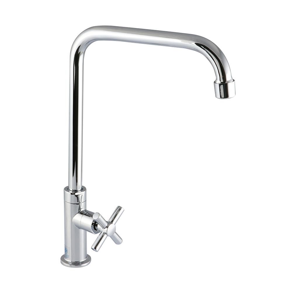 ก๊อกซิงค์เดี่ยวเคาน์เตอร์ LUZERN L-99224 สีโครม