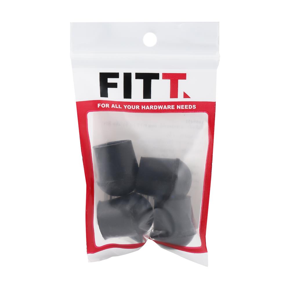 ยางรองขาโต๊ะ FITT กลม 1/2 นิ้ว สีดำ 4 ชิ้น/ชุด